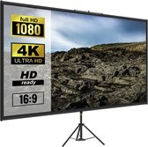 Projectiescherm met statief | Beamer scherm | Projector | TV | Screen | Home Cinema | 80 INCH