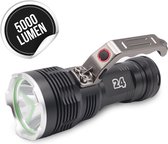 Activ24™ - Lampe de poche LED très puissante - 5000 lumen - Qualité d'aluminium professionnelle - Puce XHP50 moderne et économe en énergie - Lampe de travail puissante