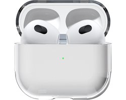 "Geschikt" voor Apple AirPods 3 Hoesje Doorzichtig