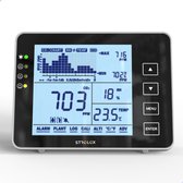 Professionele 3 in 1 CO2 Meter - Incl. Alarm, Datalogger, Tempratuur & Luchtvochtigheidmeter - CO2 Meter, Melder & Monitor - Thermometer - Hygrometer - terugkijkfunctie - Zwart