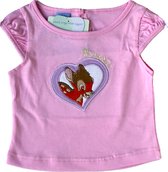 Disney Meisjes T-shirt Bambi - Roze - Maat 68