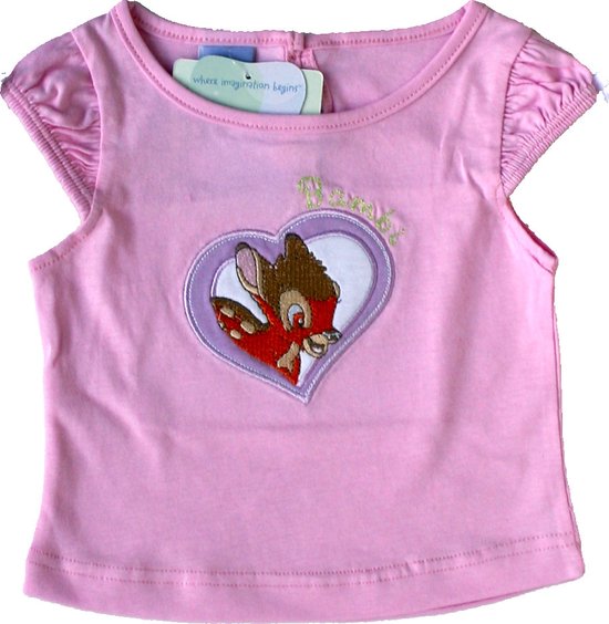 Disney Meisjes T-shirt Bambi - Roze