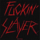 Slayer Patch Fuckin' Slayer Zwart/Rood