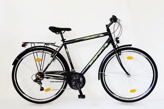 Sprint Harmony - Vélo de ville - Vélo homme 28 pouces - 18 vitesses Shimano  - Zwart -... | bol.com