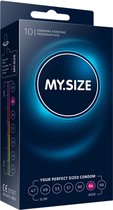 MY.SIZE Pro 64 mm Condooms - 10 stuks - Glijmiddel - Condooms - Vibrator - Penis - Buttplug - Sexy - Tril ei - Erotische - Man - Vrouw - Heren - Dames