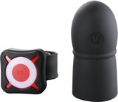 OTOUCH - Super Striker Verlengende Penis Sleeve Met Vibraties - Zwart - Dildo - Vibrator - Penis - Penispomp - Extender - Buttplug - Sexy - Tril ei - Erotische - Man - Vrouw - Penis - Heren -