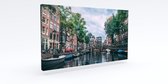 Akoestisch     schilderij Amsterdam - 126x64 cm  | Geluidsisolatie | Akoestische panelen | Isolatie paneel | Geluidsabsorptie | Akoestiekwinkel