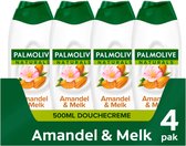 Palmolive Naturals Amandel Douchegel - 4 x 500ml - Douchegel Voordeelverpakking