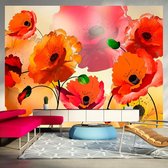 Fotobehang - Velvet poppies.