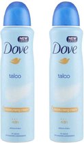 Dove Deo Spray Talco - Voordeelverpakking 2 x 150 ml