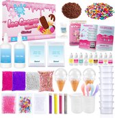 Allerion Ice Cream Slijm Kit – Sensorisch Speelgoed – Complete set – Inclusief Uitgebreide Handleidingen