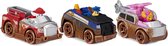 PAW Patrol True Metal Off-Road Mud - Set met 3 gegoten speelgoedvoertuigen - Skye - Chase - Marshall - schaal 1:55