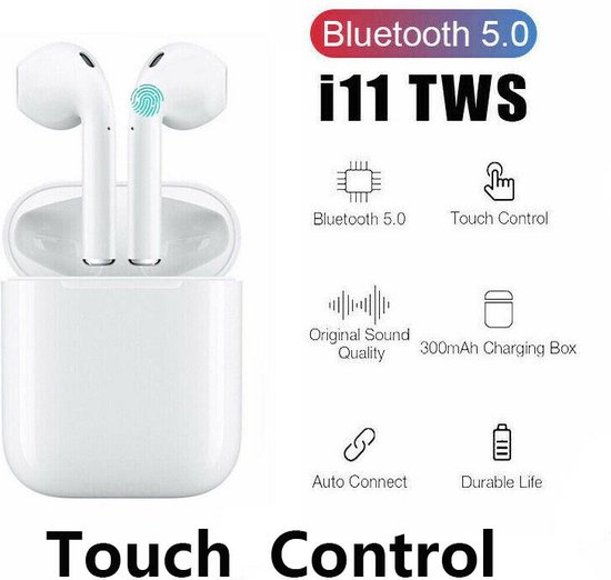 PG4U® Draadloze Oortjes Bluetooth 5.0 i11 TWS - PG4U