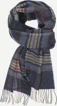Steppin' Out Herfst/Winter 2021  Lamswol Scarf Vrouwen - Regular Fit - Wol - Blauw (one)
