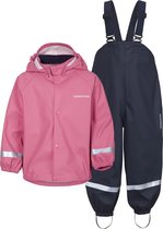 Didriksons - Waterdichte regenset voor kinderen - Slaskeman kids 6 -Roze - maat 120 (116-122cm)