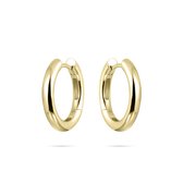 Gisser Jewels - Oorringen KCL3/20Y - geelgoud verguld zilver - gepolijst - 3 x 20 mm