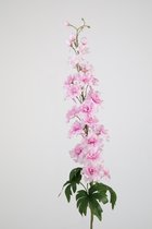 Kunstbloem - Delphinium - topkwaliteit decoratie - 2 stuks - zijden bloem - Roze - 102 cm hoog