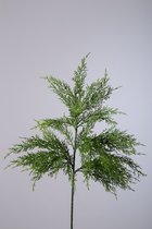 Kunstplant - Cypress - topkwaliteit decoratie - 2 stuks - zijden bos - Groen - 50 cm hoog