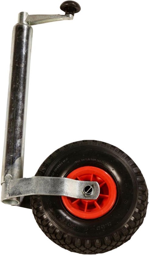 Roue jockey 48mm. Jante Pneumatique PVC 220x75mm.