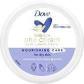 Dove Body Love One Cream Rich Hydraterende Bodycrème - 6 x 250 ml - Voordeelverpakking