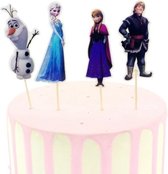 24 stuks - Frozen cupcake prikkers - Frozen - Toppers - Kinderen - Feestje - Taart - Decoratie - Cocktailprikkers - Hapjes - Anna & Elsa