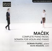 Filipec, Goran - Mazzon, Silvia - Complete Piano Music; Sonata For Violin And Piano (CD)