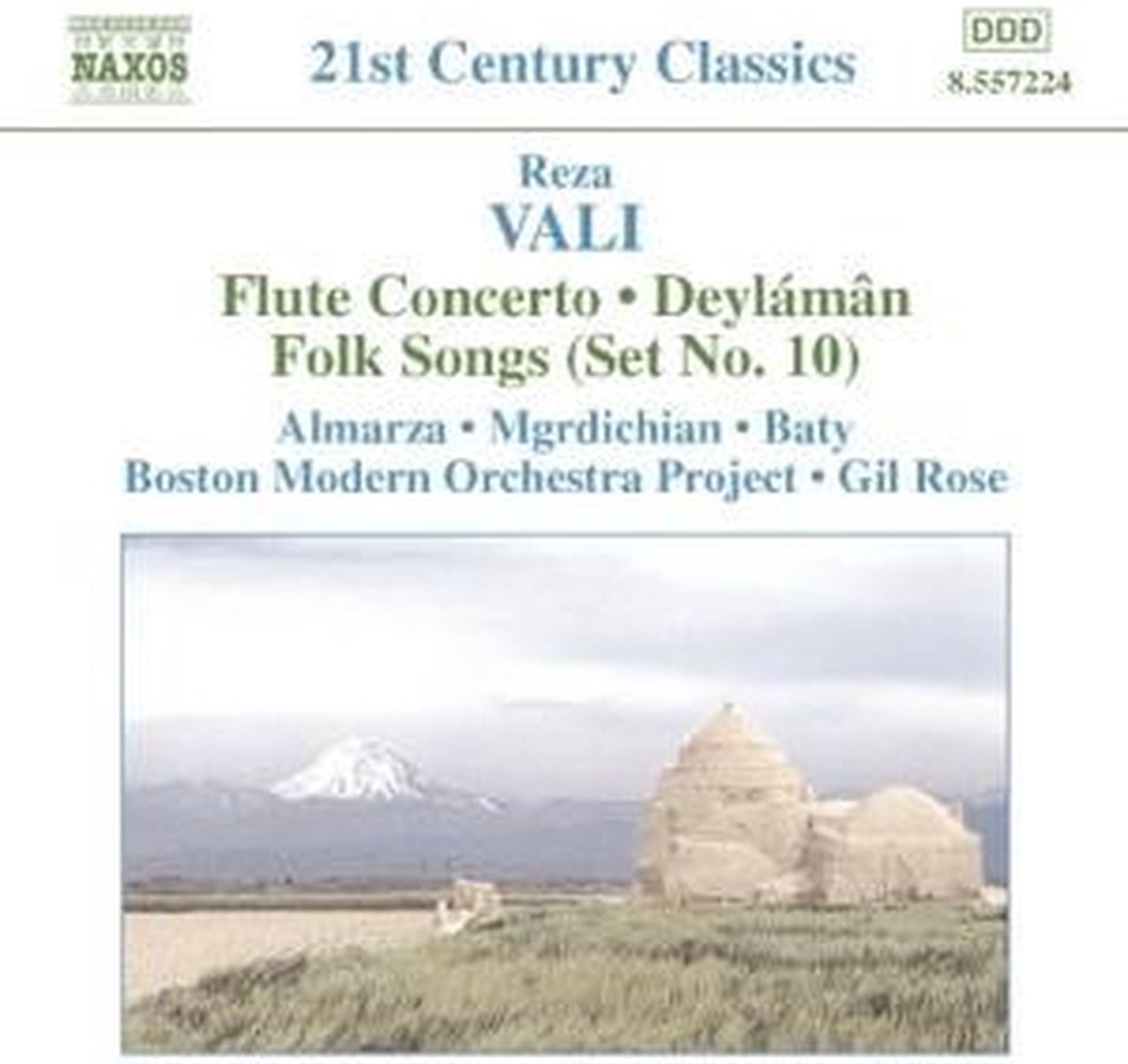 Boston Modern Orchestra Project, Gil Rose - Vali: Flute Concerto/Deylámân/Folk Songs (CD)