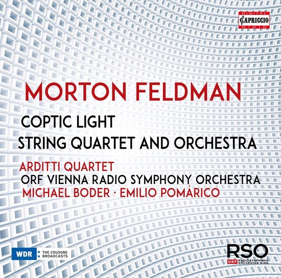 Arditti Quartet, Emilio Pomarico, ORF Vienna Radio Symphony Orchestra - Morton Feldman: Coptic Light - String Quartet And Orchestra (CD)