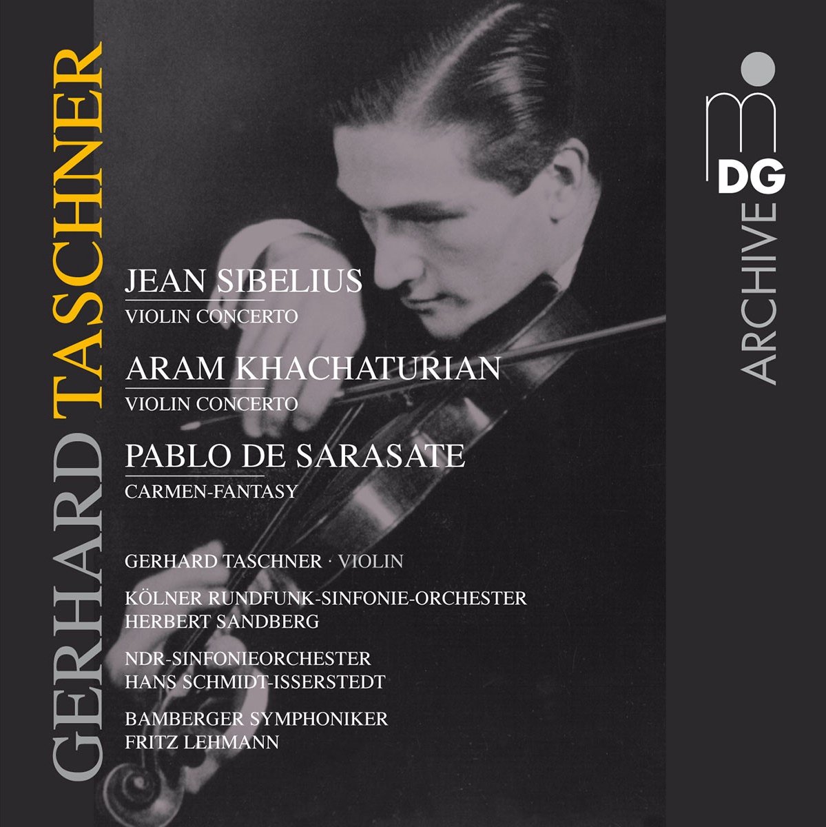 Taschner/K"Lner Rundfunk-Sinfonie-O - Violin Concerto/Carmen Fantasie (CD)