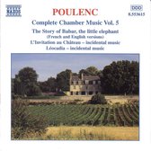 Poulenc:Com.Chamber Music Vo.5