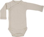 Lodger Leuke Rompertjes Lange Mouw maat 68 - Romper - 100% Katoen - Perfecte Pasvorm - Luchtig - Hydrofiel - Oeko-Tex - 4-6M - Beige