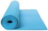 Lichtblauwe yogamat/sportmat 180 x 60 cm - Sportmatten voor o.a. yoga, pilates en fitness