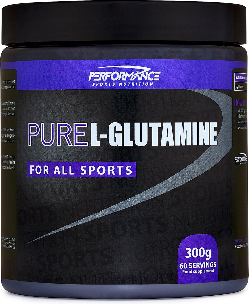 Goedkoopste L-Glutamine (300 gram) - Performance - Aminozuren