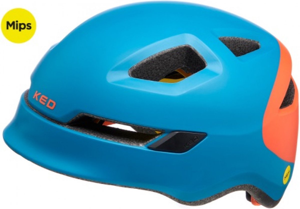 Fietshelm KED Pop Mips - small (48-52 cm) - petrol orange