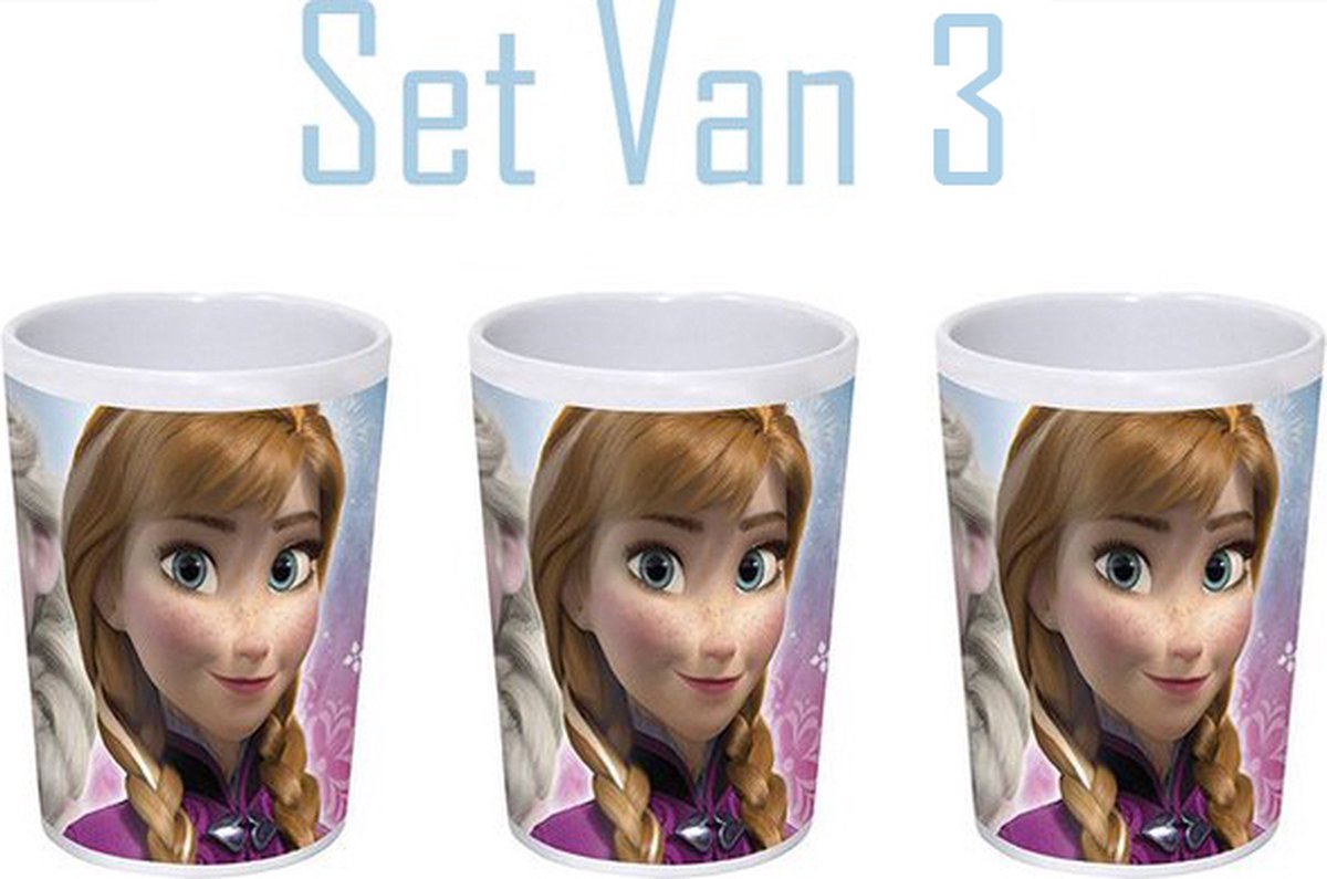 Kigima Drinkbekers Rainbow 0,45l 8-delige set met deksel extra stabiel, van kunststof