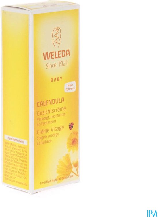 Weleda Calendula Baby Gezichtscreme - 50 ml - Weleda