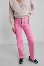 Pieces Jeans Pcholly Hw Wide Jeans Pmpk Cp Bc 17127049 Prism Pink Dames Maat - W26 X L32