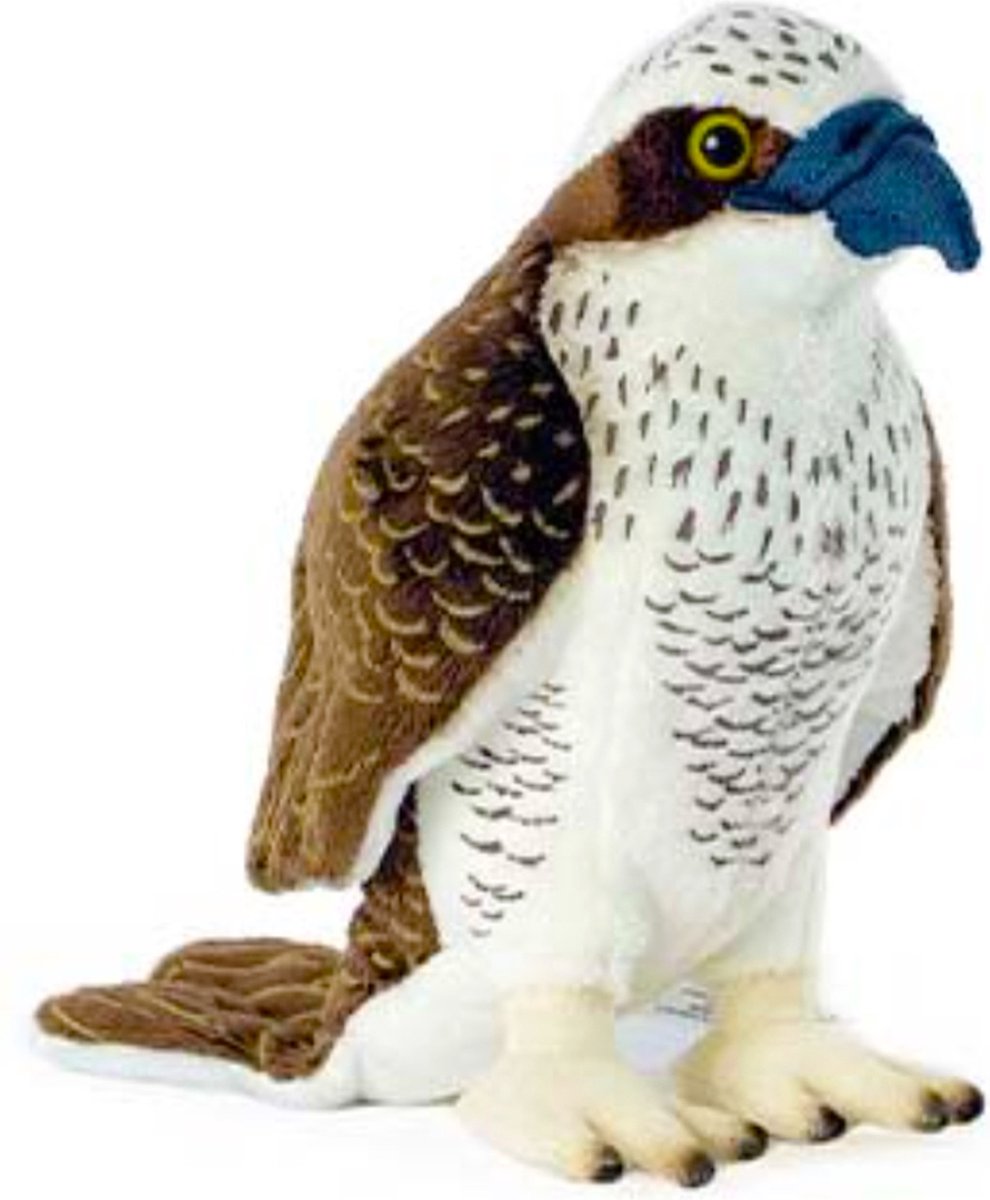 Living Nature pluche knuffel visarend - zachte vogel knuffel.
