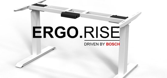 Ergo-Rise - sta-bureau-onderstel elektrisch - antraciet - memory - 120 cm -140 cm - 160 cm -180 cm.