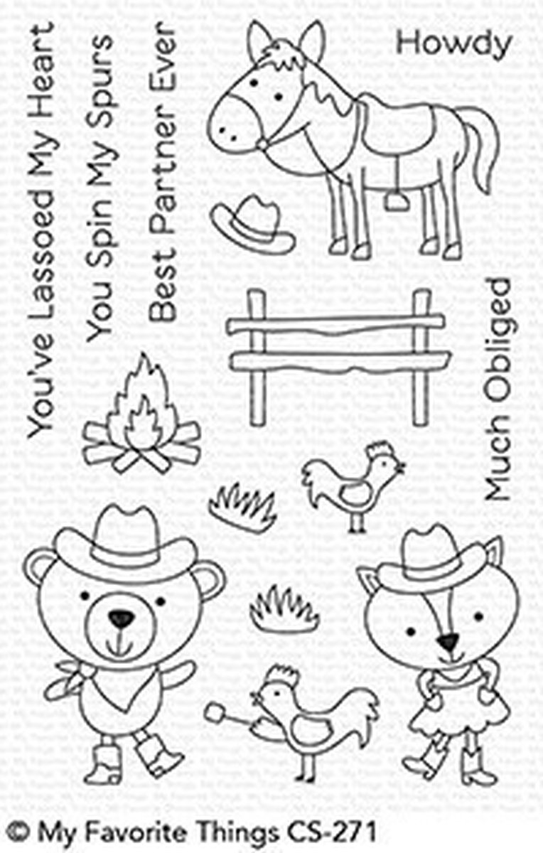 Best In The West Clear Stamps (CS-271)