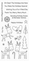 Reindeer Games Clear Stamps (CS-428)