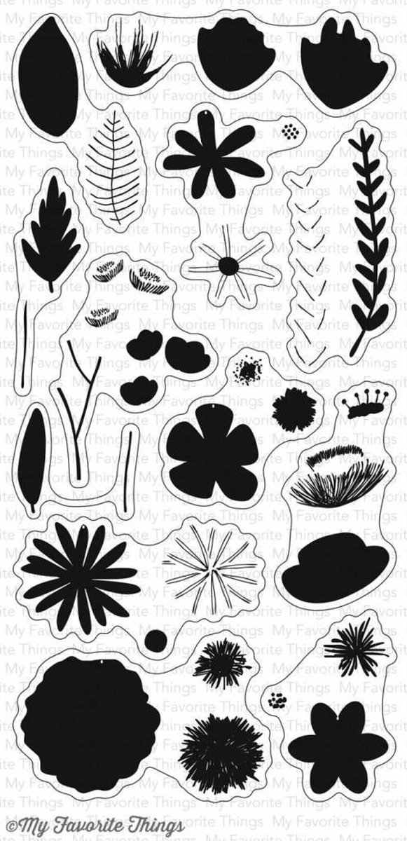 Rustic Wildflowers Clear Stamps (CS-229)