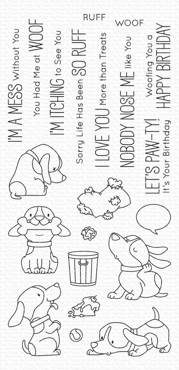 Woof Pack Clear Stamps (BB-105)