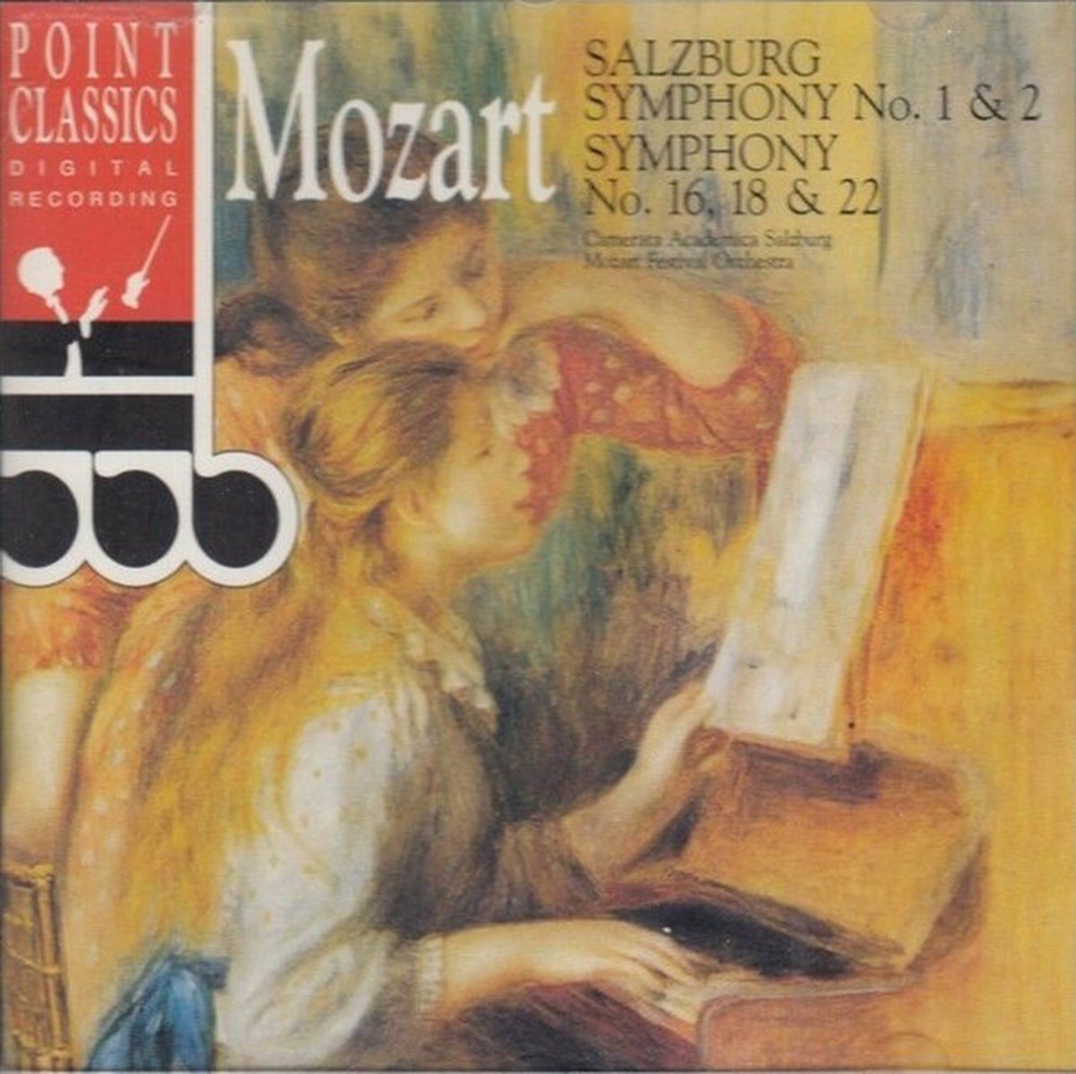 Mozart - Camerata Academica Salzburg, Mozart Festival Orchestra – Salzburg Symphony Nos. 1 & 2 / Symphony Nos. 16, 18 & 22