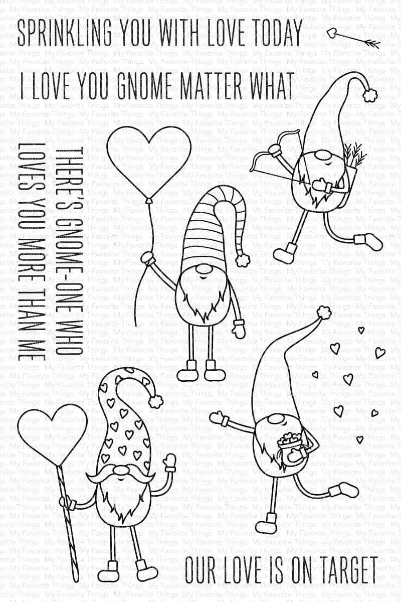 Love You Gnome Matter What Clear Stamps (CS-642)