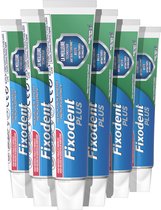 Fixodent Plus Kleefpasta - Anti Bacteriëel - 6 x 40 gragm - Voordeelverpakking