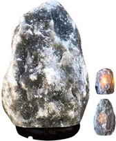 Himalaya zoutlamp - Zwart - 4 tot 6kg - Zoutlamp - Grijs - Himalaya zout - Mineralen