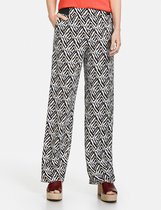 GERRY WEBER Dames Broek met grafisch motief