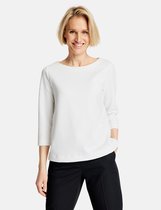 GERRY WEBER Dames Shirt met 3/4-mouwen en wafelstructuur