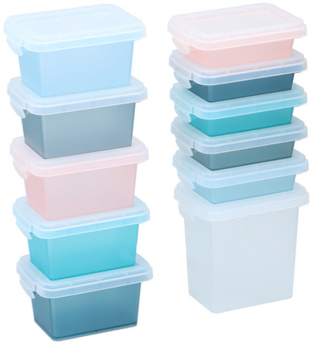Storage Boxes 11pcs PP